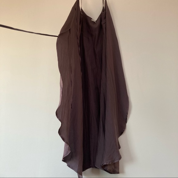 Lonely Label Lingerie - 100% Silk Wrap Dress/Slip/Nightgown, Size Small. - Picture 7 of 10